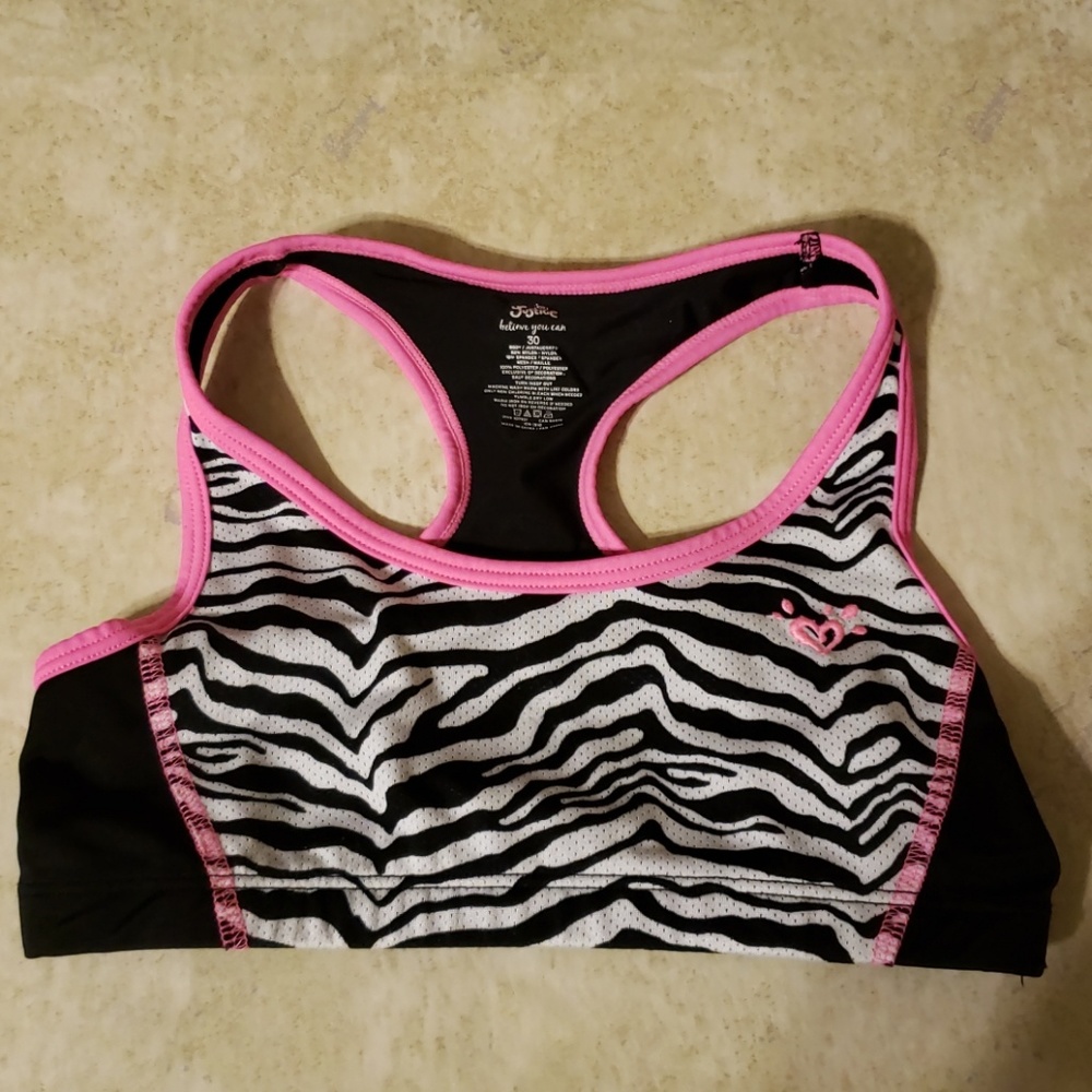 4/$15 Justice sports bra